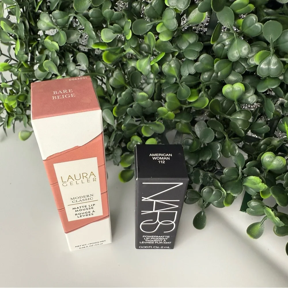 NEW BUNDLE: Laura Geller Matte Lip Mousse + NARS Lip Pigment